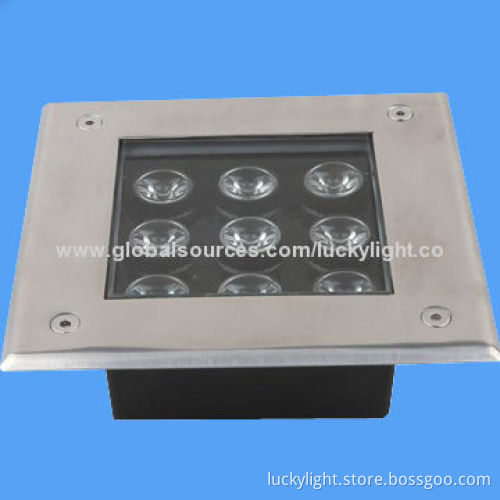 9W LED Underground Light with Easy-to-installation, 50,000 Hours Long Lifespan